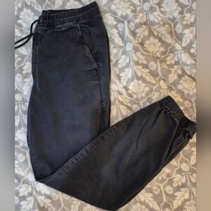GAP Charcoal Elastic Waist Pants